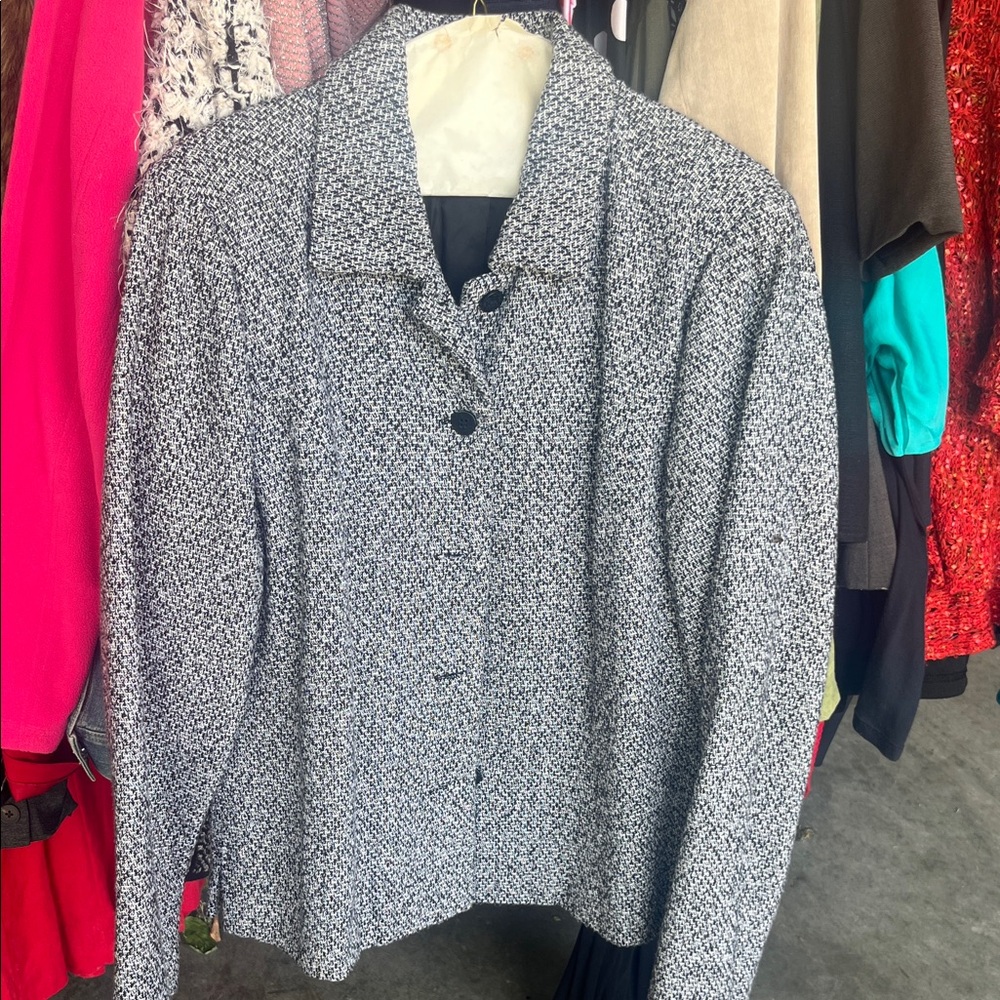 Christopher & Banks Monochrome Blazer